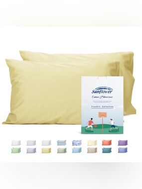 100% Cotton Pillowcases QUEEN 20x30 - HONEYED STRAW